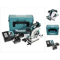 Makita DHS 680 RFJ Akku Handkreissäge 18 V 165 mm Brushless + 2x Akku 3,0 Ah + Ladegerät + Makpac