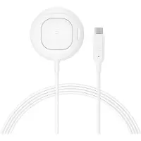 Belkin UltraCharge Ladepad Qi2 25W mit Standfuß weiß WIA013hqWH