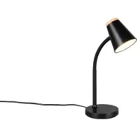 TRIO Tischlampe Pongo schwarz