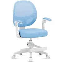 Adler Ergonomischer Kinder-Drehstuhl Junior 3.1 Blau
