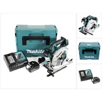Makita DHS 680 RF1J Akku Handkreissäge 18 V 165 mm Brushless + 1x Akku 3,0 Ah + Ladegerät + Makpac