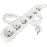 Emos 1902060300, 250 V, 10 A, 220-240 V, Weiß