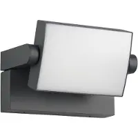 TRIO Flutlichtstra./Wandleu. KANSAS 10W 1000lm 3000K IP54 schwenkbar