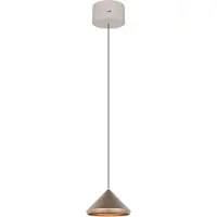 TRIO Pendelleuchte 1 Spot Laguna 5 W grau Metall warmweiß-kaltweiß