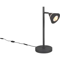 TRIO Lighting LED Tischlampe Romeo, dimmbar, schwarz, für Wohn- / Esszimmer, Metall, Modern, LED Tischlampe