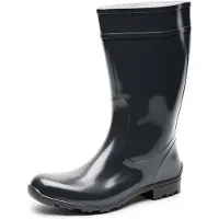 Ladeheid Damen Gummistiefel LA-967 (Schwarz/Schwarz, 41 EU)