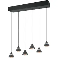 TRIO - Hängelampe ROMEO - Schwarz - 10x10x200 cm