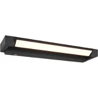 TRIO 284770132 FABRIZIO Wandleuchte über Spiegel, 420 mm breit, SMD-LED, 9 W/1000 lm, 2300 + 3000 + 4000 K, Schutzart IP44, schwarz matt