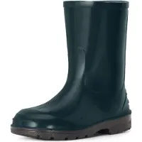 Ladeheid Kinder Mädchen Jungen Gummistiefel Regenstiefel LA-939 (Dunkelgrün, 24 EU)