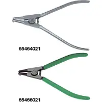 Stahlwille Sicherungsringzange f.Außenringe Gr.A 41 L.290mm Spitzen-D.3,2mm Kopf mattverchromt Griffe verchromt kariert