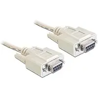 DeLOCK 84250, Grau, 5 m, Sub-D9, Sub-D9, Weiblich, Weiblich
