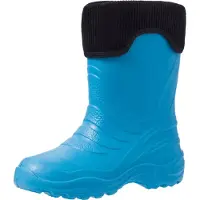 Ladeheid Kinder Mädchen Jungen federleichte Eva Thermo Gummistiefel gefüttert LA-861 (Türkis306c/Schwarz, 32/33)
