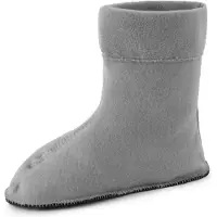 Ladeheid Kinder Wärmende Stiefelsocken für Gummistiefel LA-CA-01 LA-CA-03 LA-CA-04(Grau, 22/23)
