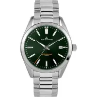 Jacques Lemans Armbanduhr Date Derby Green - Steel