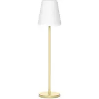 Newgarden Lola Slim, Gold, Weiß, Terrasse, Acrylnitril-Butadien-Styrol (ABS), Eisen, IP65, Klassisch, Gebürstet