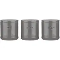 PRICE AND KENSINGTON VORRATSDOSE 3er SET Vorratsbehälter Dose Graphitgrau