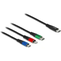 DeLOCK USB-C Ladekabel 3in1