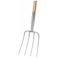 Ideal PIONIER-Dunggabel, 4 Zinken, 135 cm Eschen-Langstiel