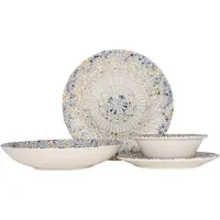 Bonna Geschirrset - Luca Mosaic - 24 teilig - 6 Personen - Porzellan