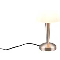 TRIO Tischlampe aus Nickel Canaria Design