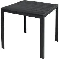 Mojawo Gartentisch Beistelltisch Esstisch Balkontisch Non-Wood Aluminium