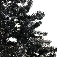 Mojawo Weihnachtsbaum 180 cm inkl Ständer Schwarz