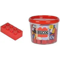 Simba Blox 40 rote 8er Steine in Dose