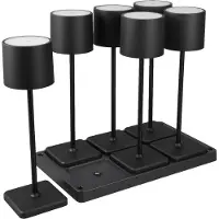 RL LIVE YOUR LIGHT Set mit 6 Tischlampen Fernandez schwarz
