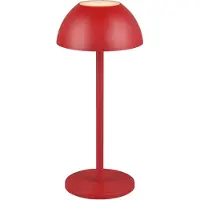 Reality Tischlampe Ricardo rot Ø 13,5cm