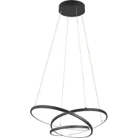 TRIO Leuchten LED Pendelleuchte Darvin 34W warmweiß-neutralweiß