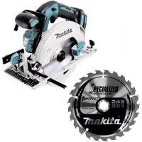Makita DHS 680 Z Akku Handkreissäge 18 V 165 mm + EFFICUT Kreissägeblatt - ohne Akku, ohne Ladegerät