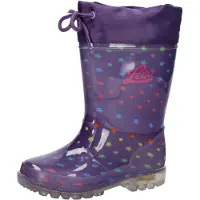 Lico Gummistiefel Power für Kinder, wasserdicht, mit Blinkeffekt, Größe 25, rutschfest