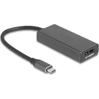DeLOCK 64316, 0,15 m, USB Typ-C, HDMI + DisplayPort, Männlich, Weiblich, Gerade