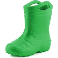 Ladeheid Kinder Mädchen Jungen federleichte Eva Thermo Gummistiefel gefüttert KL051 (Grün, 31)