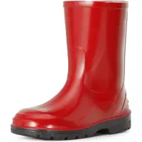 Ladeheid Kinder Mädchen Jungen Gummistiefel Regenstiefel LA-939 (Rot-2, 28 EU)