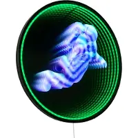 REALITY IMPORT Reality Leuchten Wandleuchte DUKE DH 60x60 cm schwarz Wandlampe