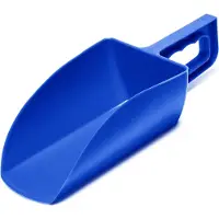 Garronda Futterschaufel ca. 1000 g – ergonomische Schaufel für Futter, Granulat, Streu & Dünger – robuster Kunststoff – BPA-frei, leicht zu reinigen – GD-0153 Blau