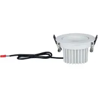 Paulmann 998.70 Premium EBL Helia rund schwenkbar LED 4000K 8,7W 230V/700mA 92mm weiß matt Alu Acryl