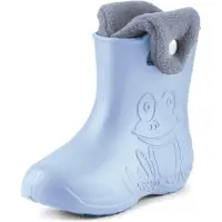 Ladeheid Eva Kinder Jungen Mädchen Gummistiefel Regenschuhe gefüttert LA-CA-04 (Hellblau, 28/29 EU)