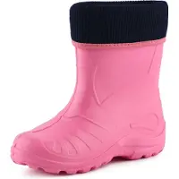 Ladeheid Kinder Mädchen Jungen Federleichte Eva Thermo Gummistiefel Gefüttert KL058 (Hellrosa, 27)
