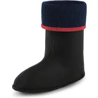 Ladeheid Kinder Mädchen Jungen Wärmende Stiefelsocken für Gummistiefel Innenschuh KL058 (Rot, 30 EU)