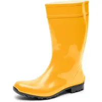 Ladeheid Damen Gummistiefel LA-967 (Gelb/Schwarz, 36 EU)