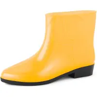 Ladeheid Damen Kurze Gummistiefel LAZT201801 (Gelb, 40 EU)