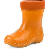 Ladeheid Kinder Mädchen Jungen federleichte Eva Thermo Gummistiefel Regenstiefel gefüttert KL050 (Orange, 32 EU)