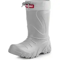 Ladeheid Kinder Mädchen Jungen federleichte Eva Winter Thermo Gummistiefel gefüttert LA-835 (Grau, 22/23 EU)
