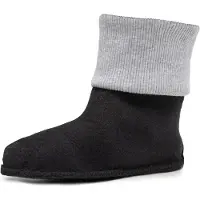Ladeheid Kinder Gummistiefel Stiefelsocken Innenschuh Wärmende Socken für Regenstiefel LA-CA-10 LA-CA-11(Grau, 22/23)