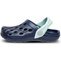 Ladeheid Clogs Kinder Schuhe für Mädchen und Jungen leichte Gartenclogs Gartenschuhe Kinder LA-CA-14 (Marineblau, 24/25 EU)