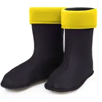 Ladeheid Kinder Mädchen Jungen Wärmende Stiefelsocken für Gummistiefel Innenschuh für Modell LA-KL-EVA-Kids und KL050, KL045 (Sonnig, 31 EU)