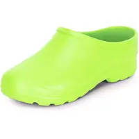 Ladeheid Damen und Herren leichte Eva Clogs Gartenclogs Gartenschuhe LADW001 (Neon Grün 4173, 37)