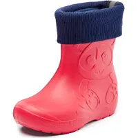 Ladeheid Kinder Federleichte Gummistiefel Thermo mit Fütterung LA-CA-Panda249(Korall, 28/29)